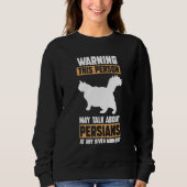 Sweatshirt Chat Perse 2 (Devant)