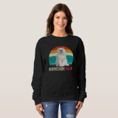 Sweatshirt Chat - Petite maman Birch Holy Birma (Devant entier)