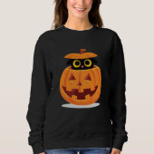Sweatshirt Chat Pumpkin (Devant)