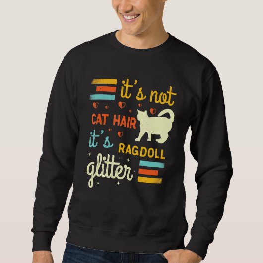 Sweatshirt Chat Ragdoll Chat Bouchon Sac Poupée Chat Propriét (Devant)