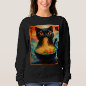 Sweatshirt Chat Ramen Japonais Kawaii Chat Anime Chat Ramen (Devant)