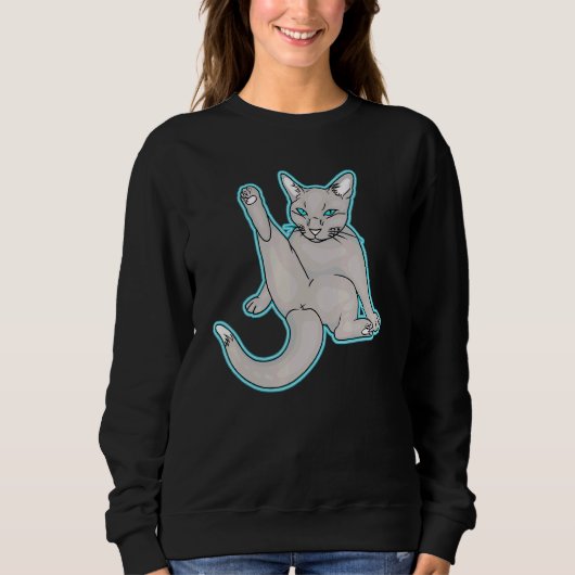 Sweatshirt Chat Relaxant (Devant)