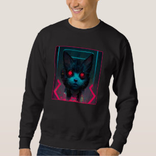 Sweatshirt Chat Robot Techno Cyborg Cyberpunk