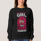 Sweatshirt Chat Siamese 1 (Devant)