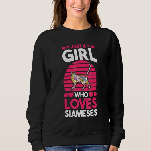 Sweatshirt Chat Siamese 1 (Devant)