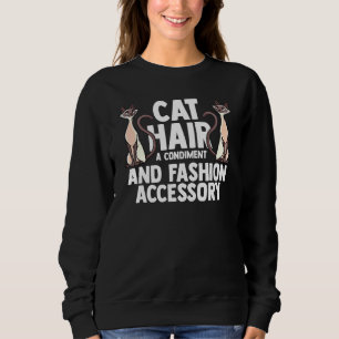 Sweatshirt Chat Siamois Coiffer Un Conditionnement Et Accesso