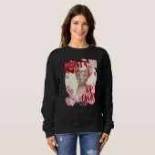 Sweatshirt Chat Sphynx de la Saint-Valentin Simplement Mignon (Devant entier)