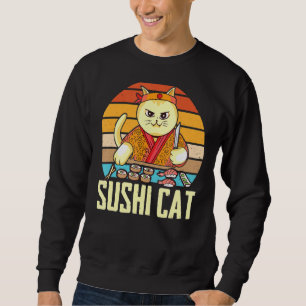 Sweatshirt Chat Sushi Sashimi Nigiri Maki Chats