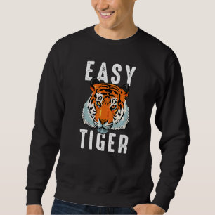 Sweatshirt Chat Tigre Oeil Griffe Visage Lion Afrique Portra