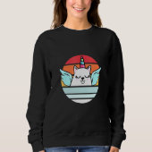 Sweatshirt Chat Unicorne T (Devant)