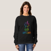 Sweatshirt Chat unique - Caticorn (Devant entier)