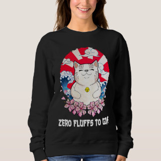 Sweatshirt Chat Zéro Peluches à Donner Maman Chat Chaton Pap