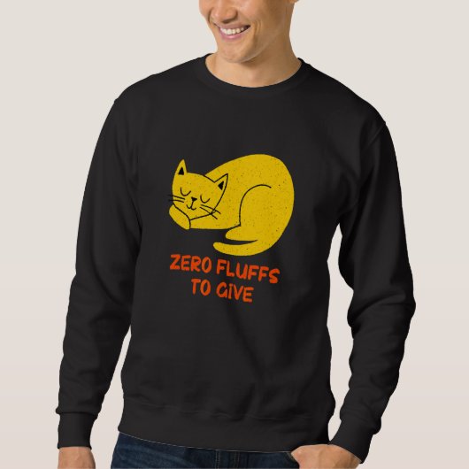 Sweatshirt Chat Zéro Peluches à Donner Maman Chat Chaton Pap (Devant)