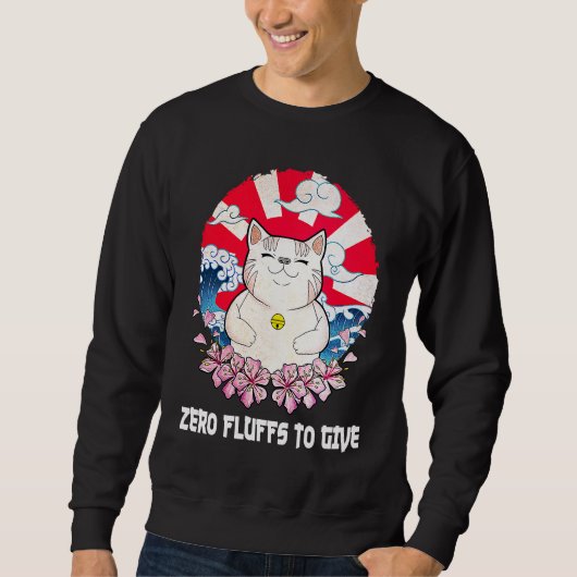Sweatshirt Chat Zéro Peluches à Donner Maman Chat Chaton Papa (Devant)
