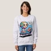 Sweatshirt Chatbot mèmes Ai Thérapie Thérapie Ai Chatbot (Devant entier)