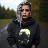 Sweatshirt Château gothique Lune Scène