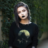 Sweatshirt Château gothique Lune Scène