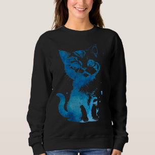 Sweatshirt Chaton aux yeux étoilés