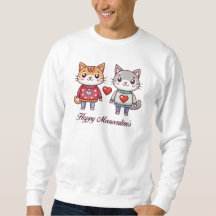 Chats anthropomorphes mignons avec des pulls cardi
