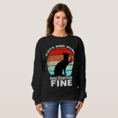 Sweatshirt Chats Et Vins Font Tout Beau 28 (Devant entier)