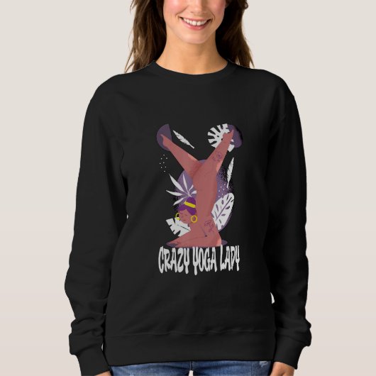 Sweatshirt Chats Et Yoga (Devant)