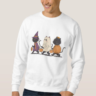 Sweatshirt Chats noirs Halloween Trick or Treat Mignon et Eff
