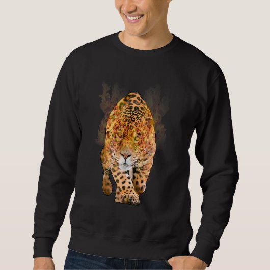 Sweatshirt Chats sauvages Predateurs animaux Chats Jaguar (Devant)