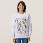 Sweatshirt Chats Unicorn branchés et tendance (Devant entier)
