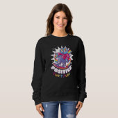 Sweatshirt Chattitude positive Chat (Devant entier)