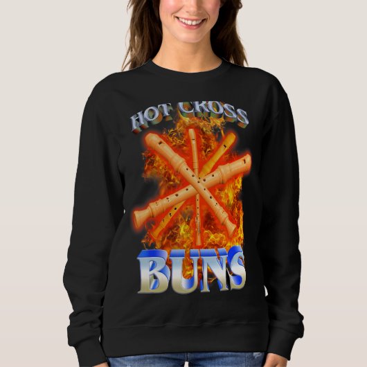 Sweatshirt Chaud Cross Buns Apparel 20 (Devant)