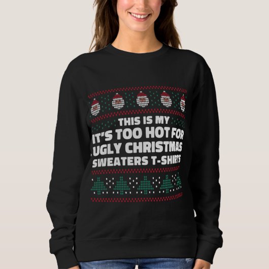 SWEATSHIRT CHAUD POUR DOUX NOËL DOUX (Devant)