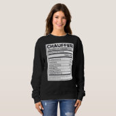 Sweatshirt Chauffer Information nutritionnelle (Devant entier)