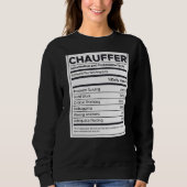 Sweatshirt Chauffer Information nutritionnelle (Devant)
