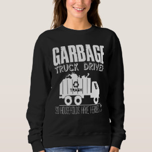 Sweatshirt Chauffeur de camion-poubelle Chariot Camions de re