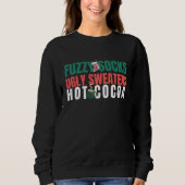 Sweatshirt Chaussettes Fuzzy, Sweaters Vilains, Citation De C (Devant)