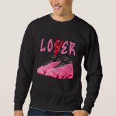 Sweatshirt Chaussures Loser Drip Basket Match 14 Shocking Ros (Devant)