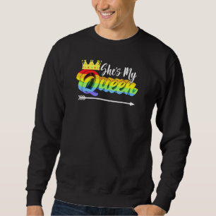 Sweatshirt Chaussures Ma Reine Pride Lgbt Couple Lesbien Gay