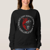 Sweatshirt CHD Warrior Heart Surgery Original Rebuilt Engine  (Devant)