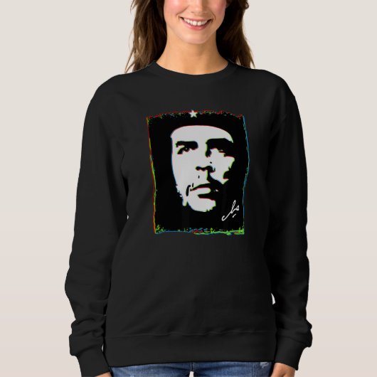 Sweatshirt Che Guevara Rebel Cuban Guerrilla Revolution (Devant)