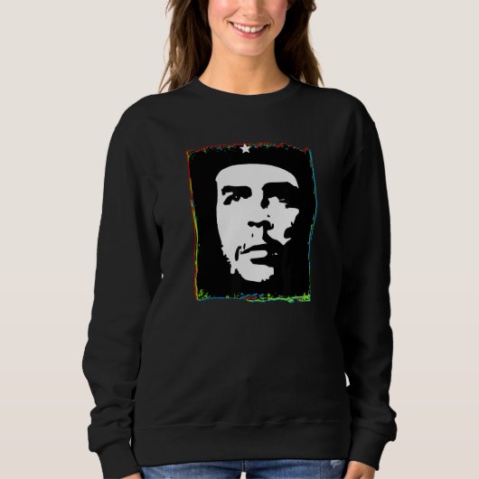 Sweatshirt Che Guevara  Rebel Cuban  Guerrilla Revolution 6 (Devant)