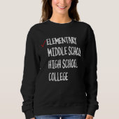Sweatshirt Checkmark 2023 Elementary Graduation 6th Grade Gra (Devant)