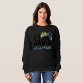 Sweatshirt Cheer Coach Leopard Cheerled Props Cute Cheer (Devant entier)