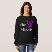Sweatshirt Cheer Mama Cheerleading Mother Cheering Cheerleade (Devant entier)