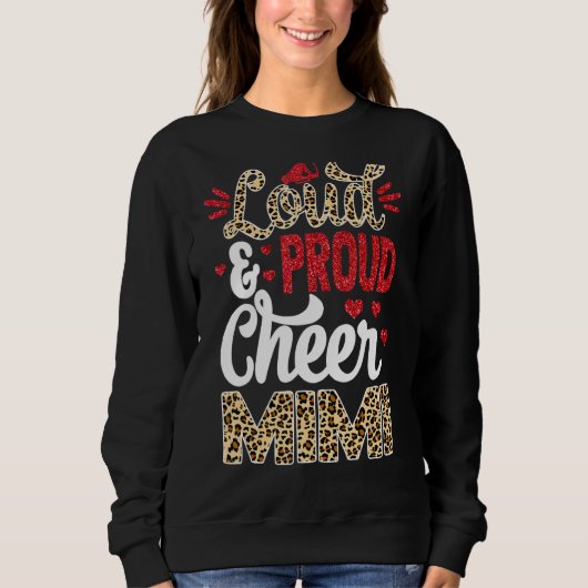 Sweatshirt Cheer Mimi Plus Grand Empreinte de léopard Ventila (Devant)