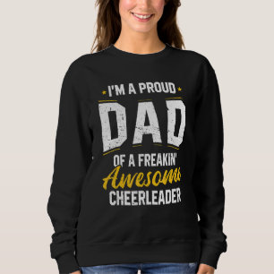 Sweatshirt Cheerleader Graphic Cheerled Papa De Pom-pom girl