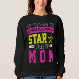 Sweatshirt Cheerleading Ma pom-pom girl préférée m'appelle