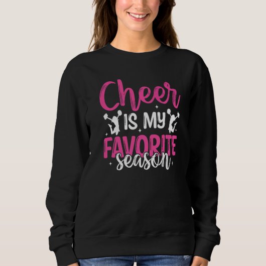 Sweatshirt Cheerleading Saying Slogan Cheer Is My Favorite S (Devant)