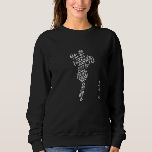 Sweatshirt Cheerleading silhouette cheer 19 (Devant)