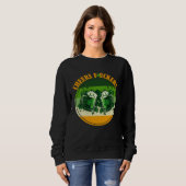 Sweatshirt Cheers f ckers St Paddy s  inapproprte St Patricks (Devant entier)