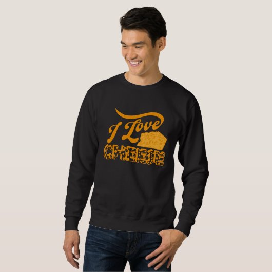Sweatshirt Cheese Day Celebration Cheeze  Love (Devant entier)